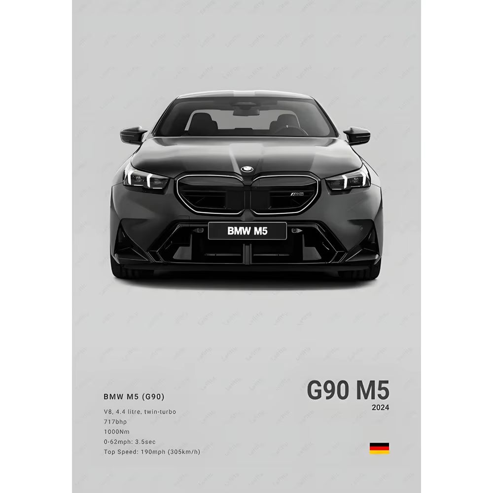 Famous Classic Latest Sports Car F80 M3 M4 M5 E36 EVO 3.0CSL B-BMW Poster Home Living Room Wall Art Garage Room Decor